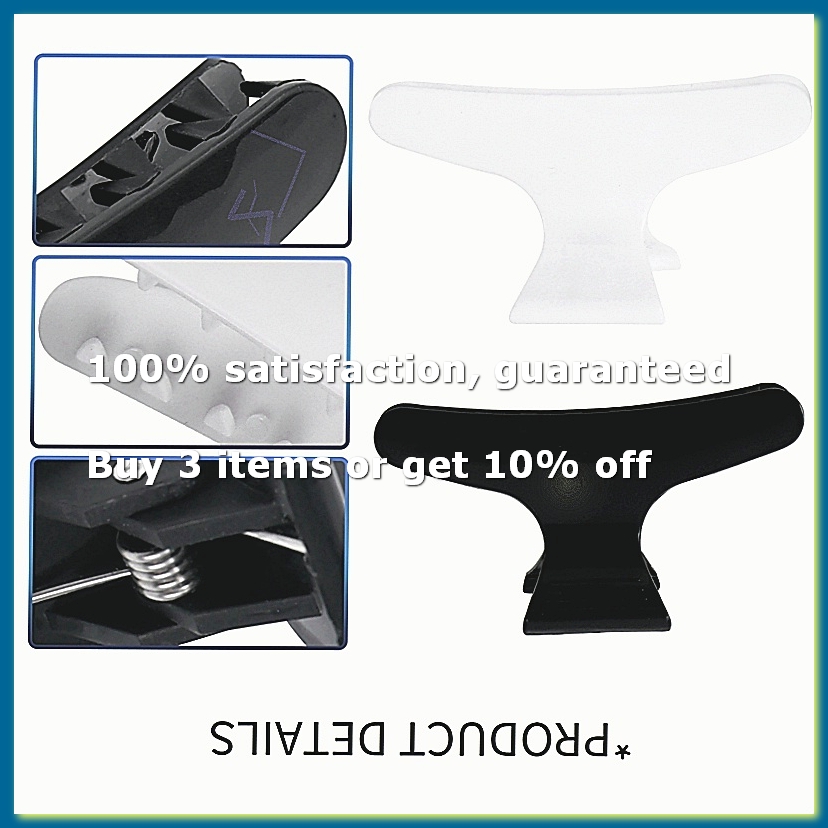 4PCS Black White Hairdressers  - огляд і ціна Hair Clips