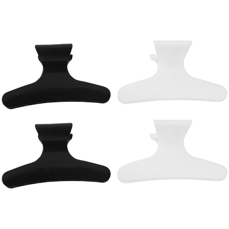 4PCS Black White Hairdressers  - огляд і ціна Hair Clips