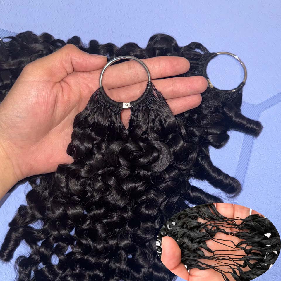 12A Burmese Curly Feather Croc - огляд і ціна Invisible Tape In Extensions Real Hair