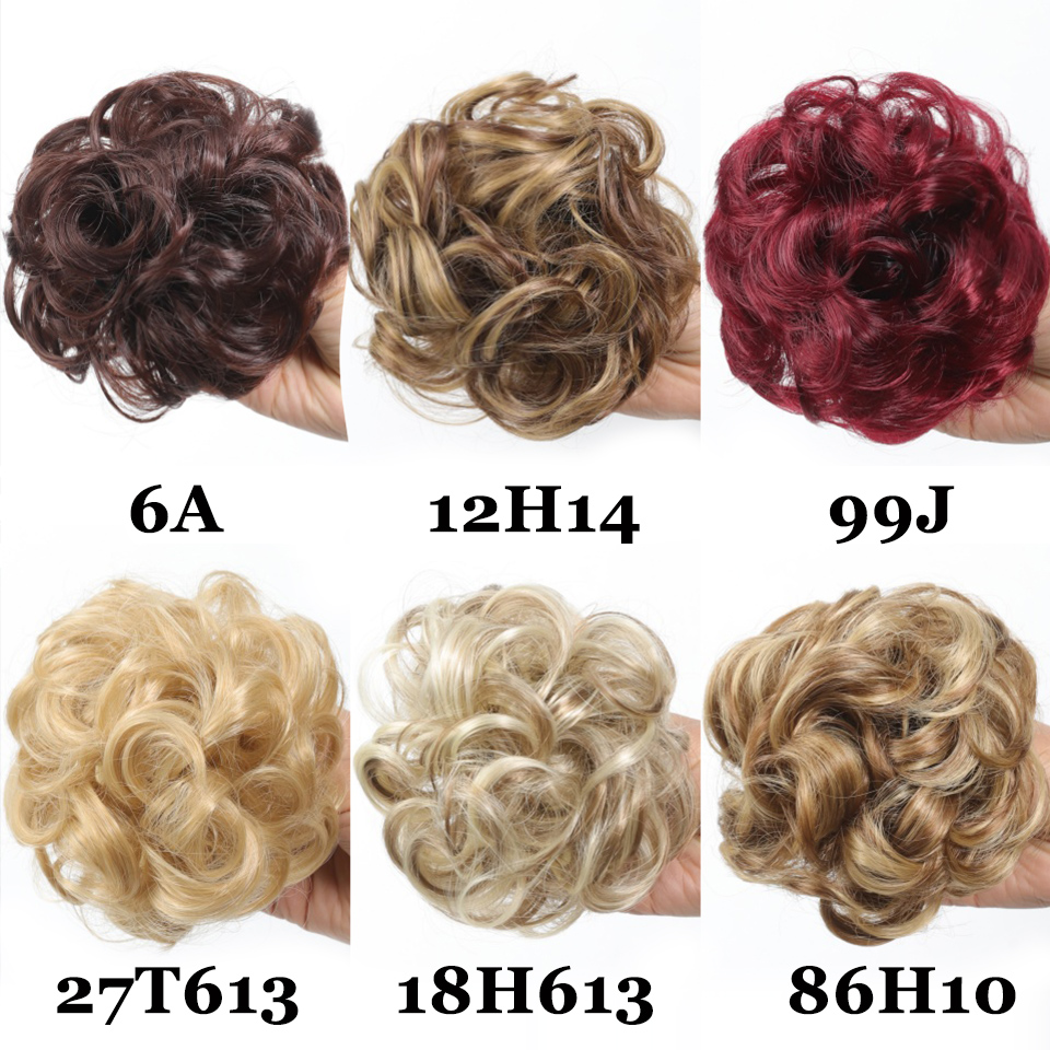 AOSIQUEE Synthetic Chignon Mes - огляд і ціна Claw Clip Messy Bun Hair Piece