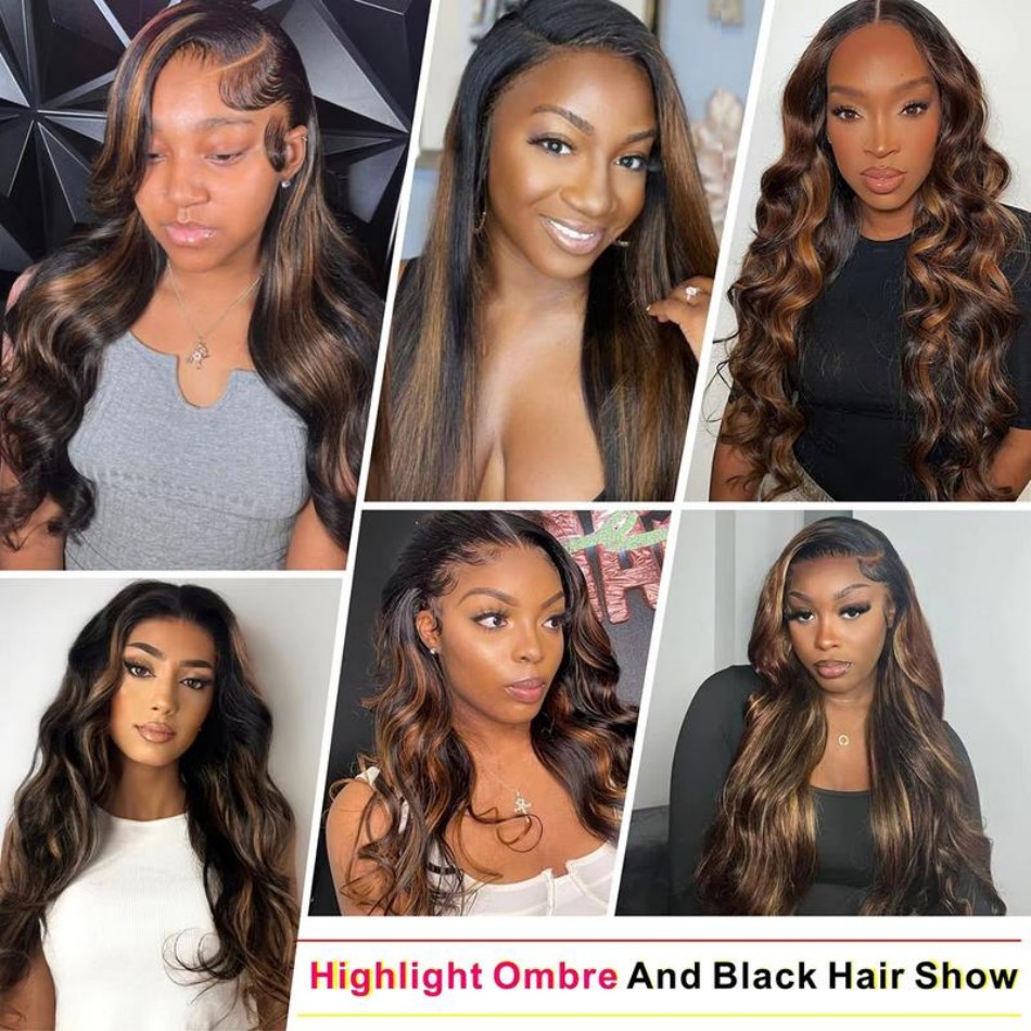 P1B30 Highlight Ombre Body Wav - огляд і ціна Lace Front Wigs