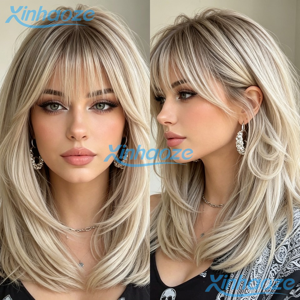 Fringe Human Hair Platinum Blo - огляд і ціна 613 Blonde Body Wave Lace Front Wig