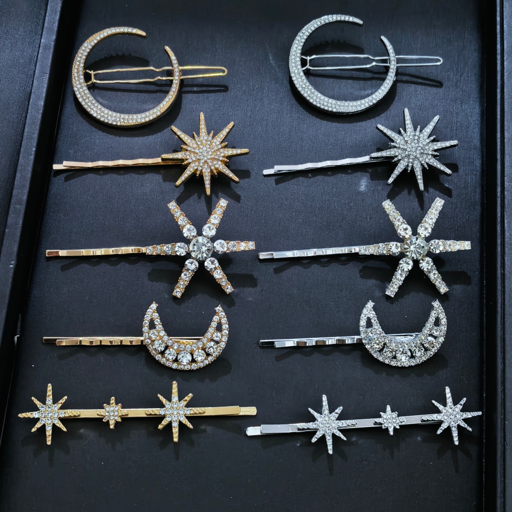 3/4 Pcs Set Crystal Star Hairp - огляд і ціна Hair Bundles