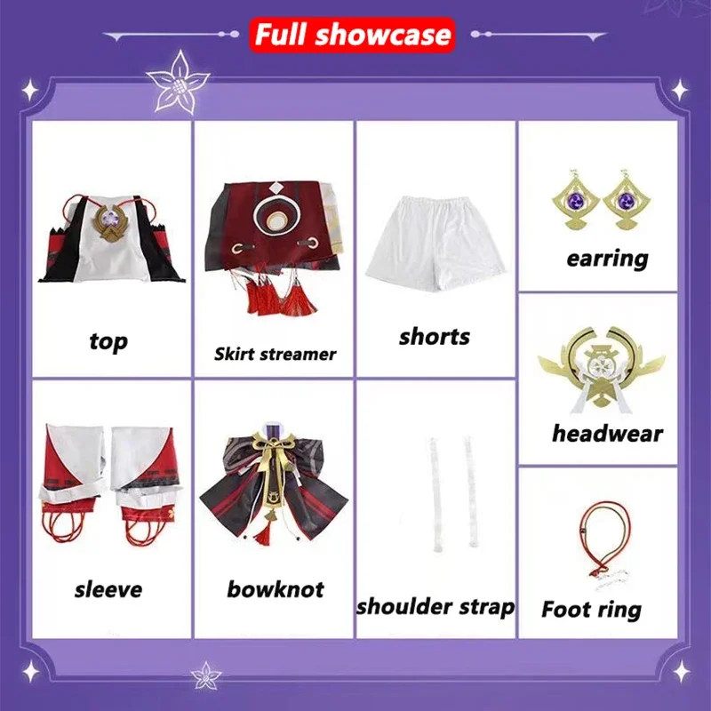 Yae Miko Cosplay Costume Game  - огляд і ціна Synthetic Wigs