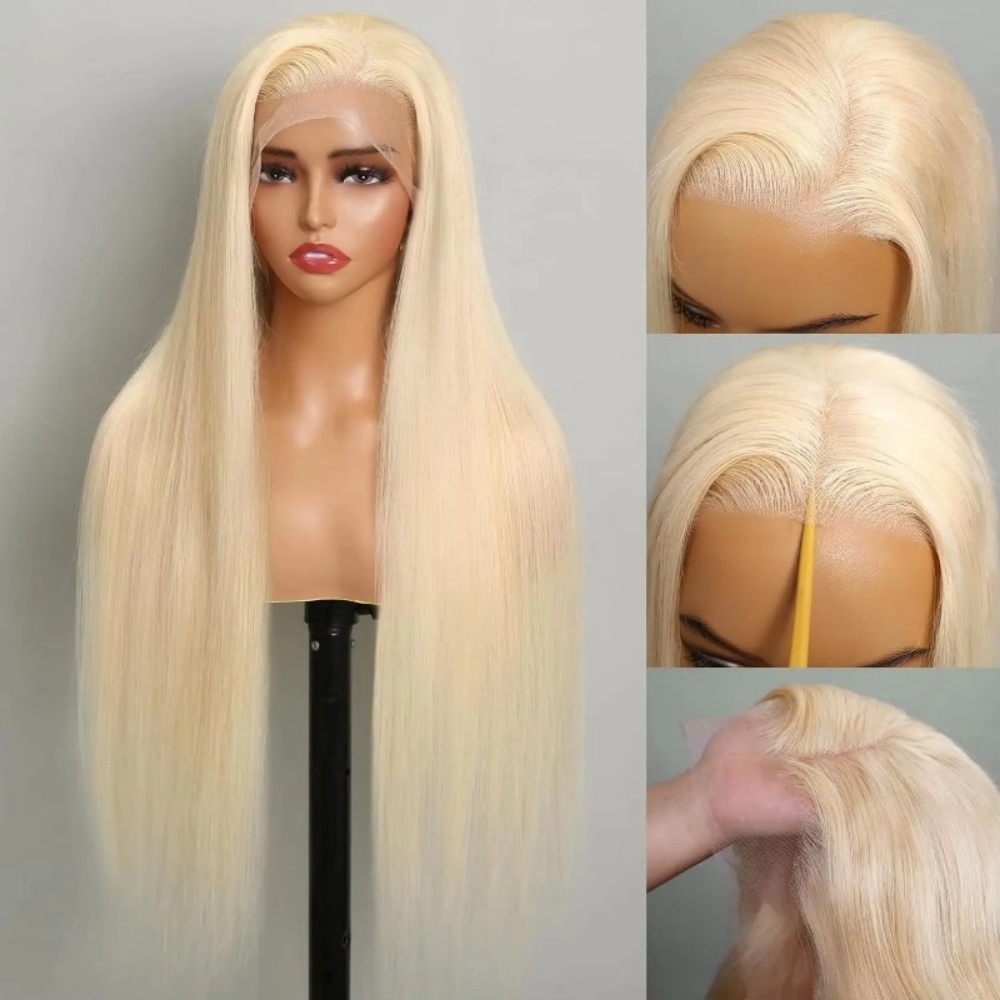 613 Blonde Human Hair Wig HD L - огляд і ціна Lace Front Wigs