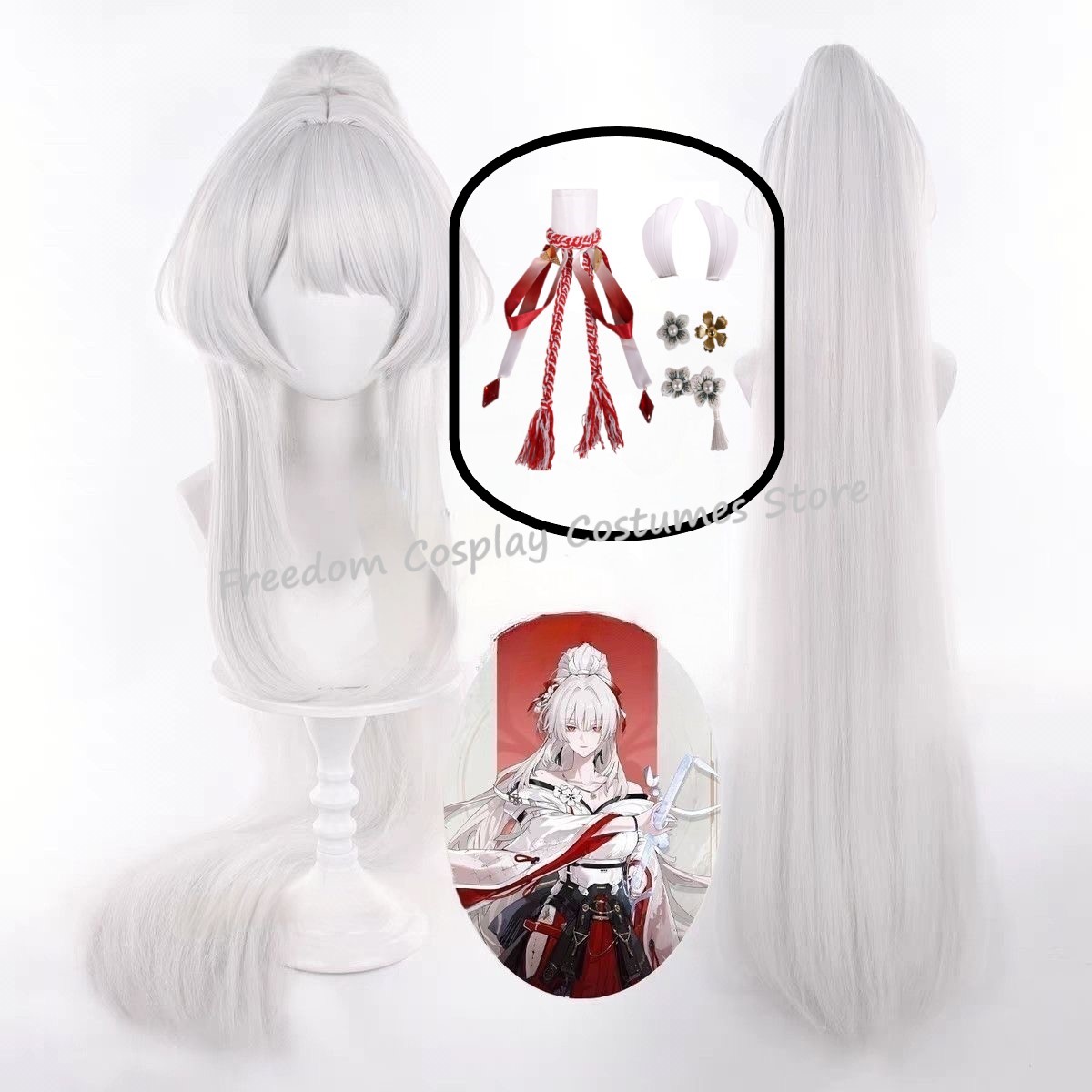 Game Wuthering Waves Hiyuki Co - огляд і ціна Synthetic Wigs