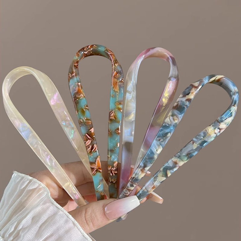 U-Shaped Hair Sticks Acetate A - огляд і ціна Hair Bundles