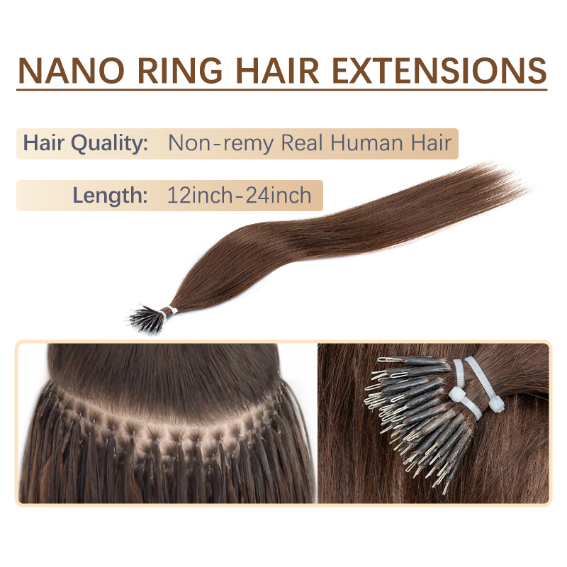 BOYMIA Nano Hair Extensions Hu - огляд і ціна Invisible Tape In Extensions Real Hair
