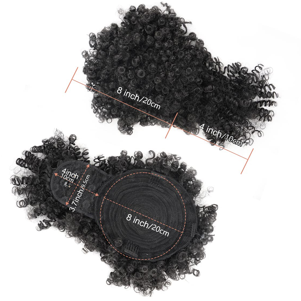 Afro Puff Drawstring Ponytail  - огляд і ціна Drawstring Afro Curly Puff Ponytail